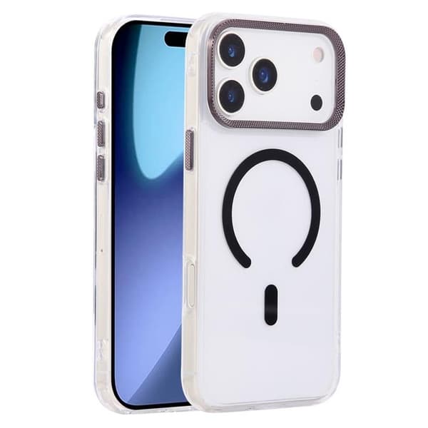 Mobilskal till iPhone 17 Pro MagSafe Texture Frame - Svart Svart