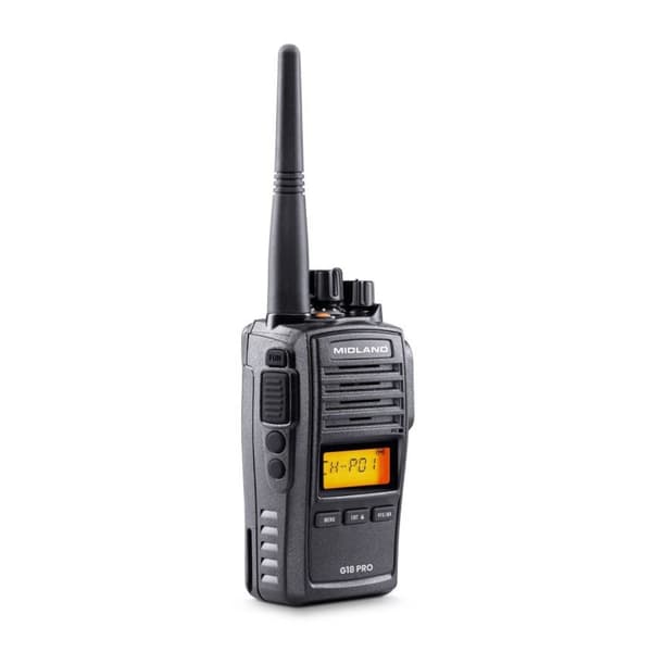MIDLAND Walkie Talkie G18 Pro Svart