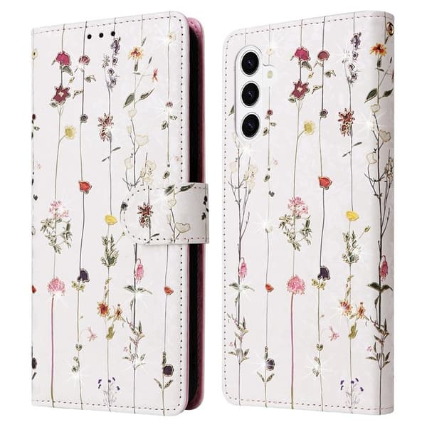 Samsung Galaxy S26 / S26 Pro Plånboksfodral RFID-Skydd Blommor - Liten Blomma