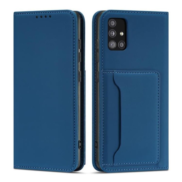 Galaxy A13 5G Wallet Case -magneettiteline - sininen