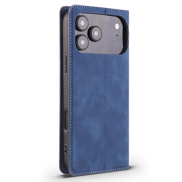 FORWENW iPhone 17 Pro Plånboksfodral Konstläder - Blå