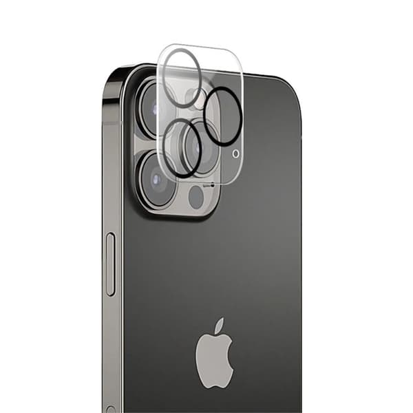 MOCOLO iPhone 14 Pro KameraLinsskydd i Härdat Glas 9H - Clear Transparent