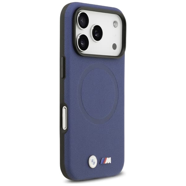 BMW telefontaske til iPhone 17 Pro Max Magsafe FW Metal - Navy Blå