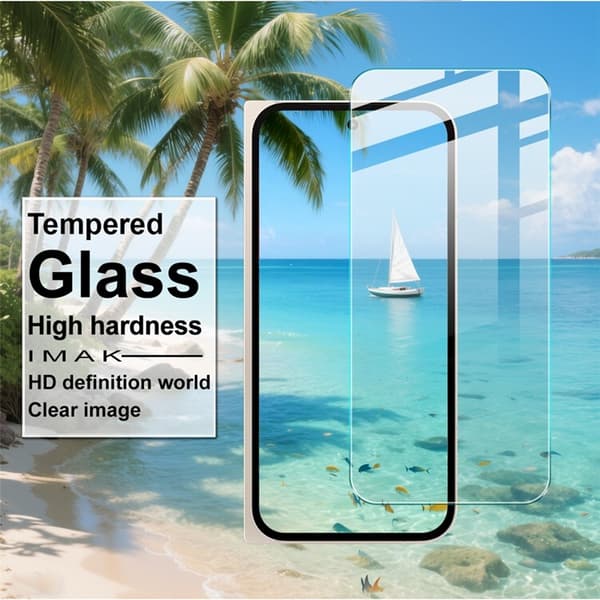 Imak Google Pixel 10 Pro Fold Härdat glas Skärmskydd - Clear Svart