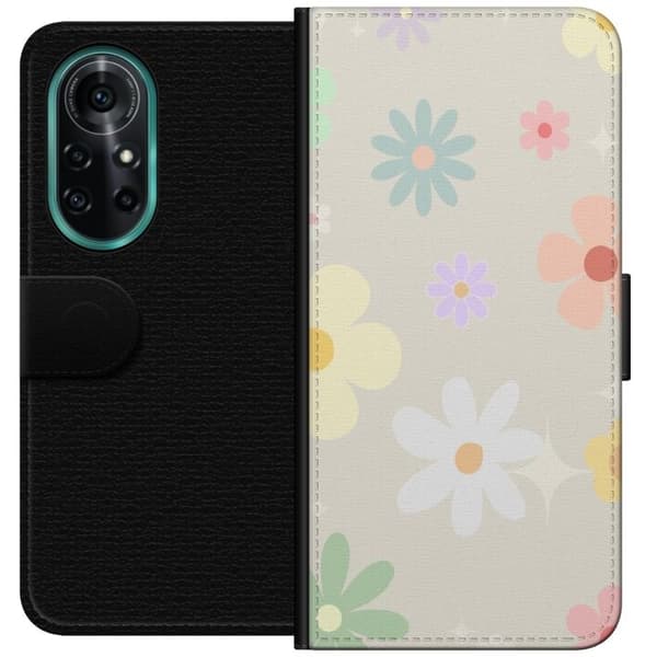 Huawei nova 8 Pro tegnebog med fejede blomster