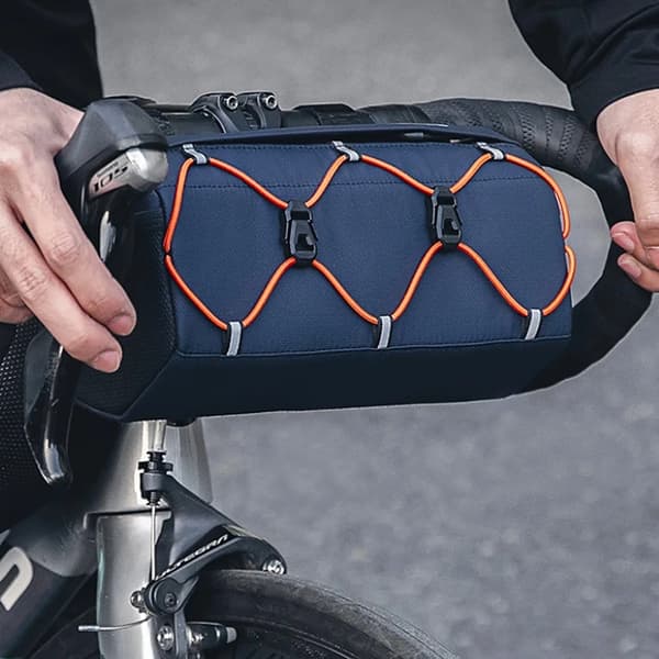 Rockbros 30110054002 Cykelstyr Väska 2.2 l - Blå Blå
