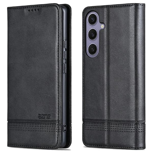 AZNS Samsung Galaxy A26 5G Plånboksfodral Konstläder - Svart