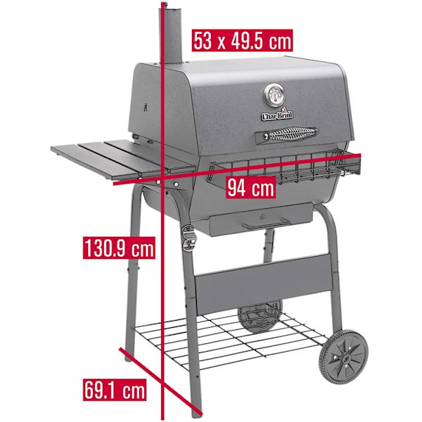 Char-Broil Kolgrill Charcoal Medium 140252 Black