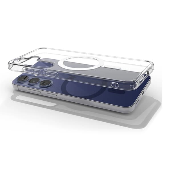 Spigen Mobilskal För Galaxy S26 FE Magsafe Ultra Hybrid - Clear/Vit