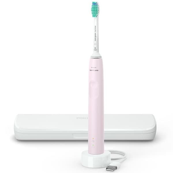 Philips Eltandborste Rosa + resefodral HX3673/11 Rosa