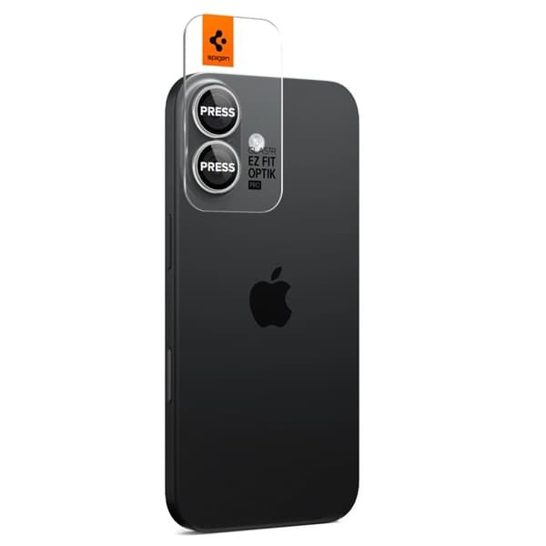 [2-Pack] Spigen iPhone 17 hærdet glas kameradæksel EZ Fit - Blå Blå