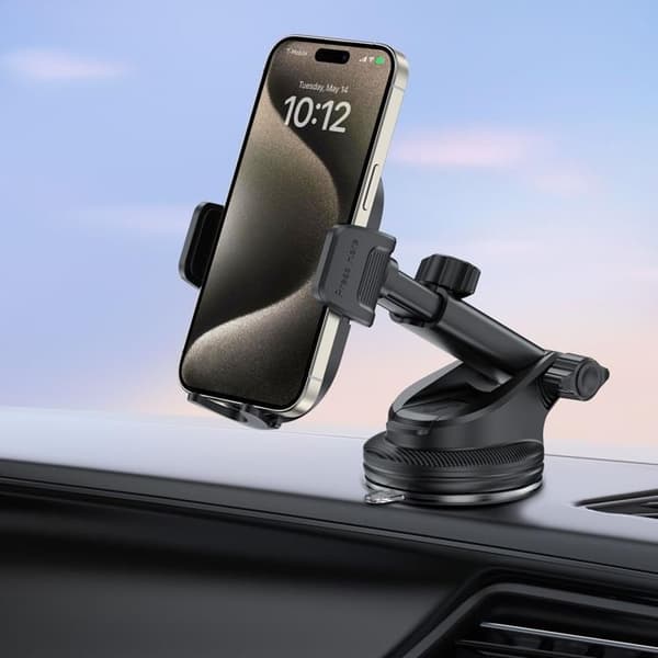 Tech-Protect Mobiltelefonholder Dashboard Universal V7 - Sort Svart