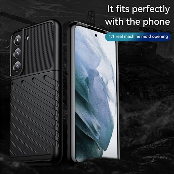 Galaxy S23 Plus Skal Thunder Twill - Svart Svart