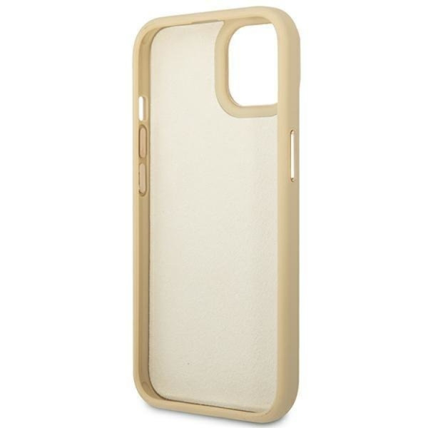 GUESS iPhone 14 Plus Skal Croco Collection - Guld
