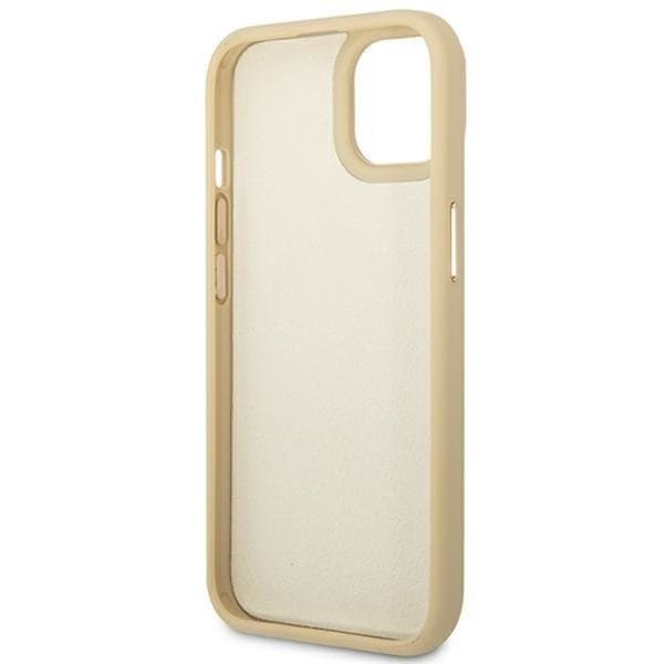 GUESS iPhone 14 Plus Skal Croco Collection - Guld Guld