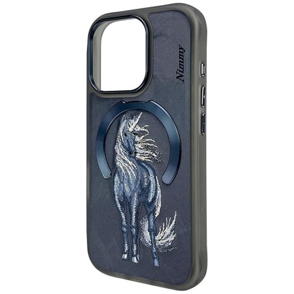Nimmy Mobilskal till iPhone 16 Pro MagSafe Fantasy Animal - Blå Blå