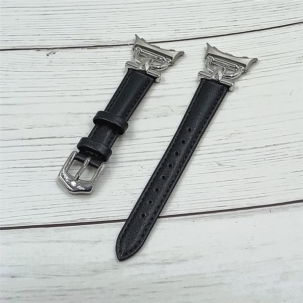 Google Pixel Watch 2/3 (41mm) Armband Äkta Cow Läder - Brun Brun