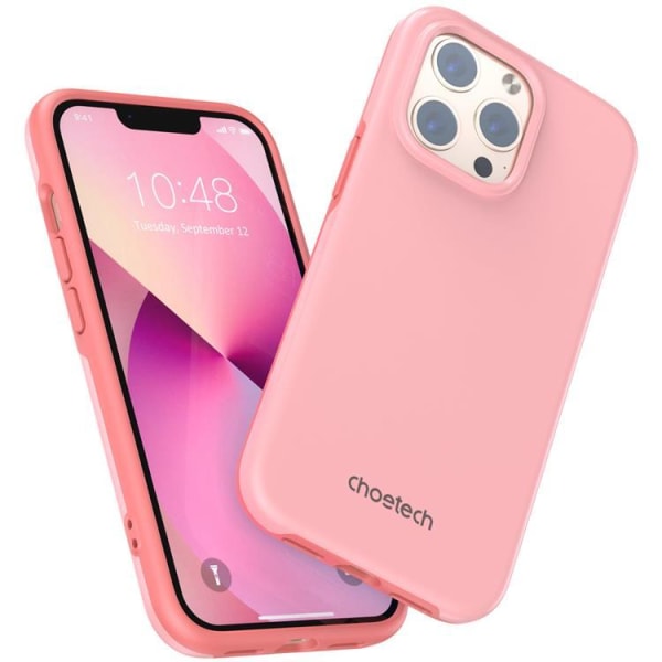 Choetech iPhone 13 Pro Cover Magsafe MFM Anti-drop - vaaleanpunainen