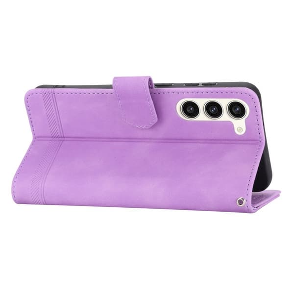 DIERFENG DF-03 Plånboksfodral för Samsung Galaxy S23+ - Konstläder - Lila