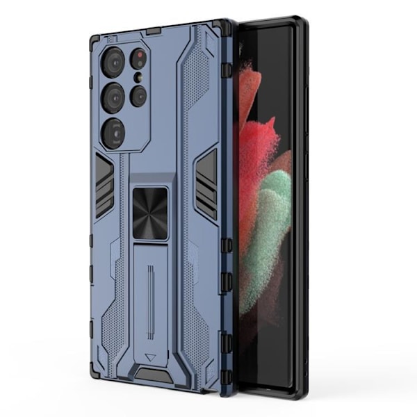 Shockproof Kickstand Skal Galaxy S22 - Blå Blå