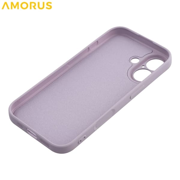 AMORUS Mobilskal till iPhone 17 Precise Cutouts TPU Fiber - Lila Lila