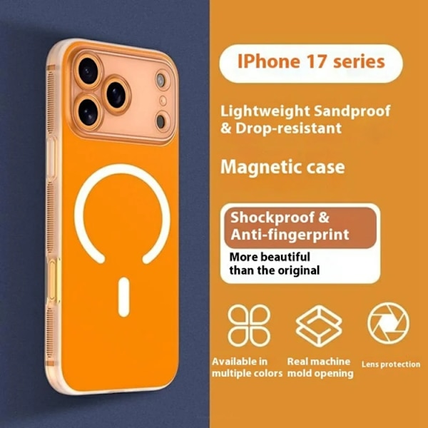 Q.COO Mobilskal till iPhone 17 Pro Magsafe Shockproof Blå