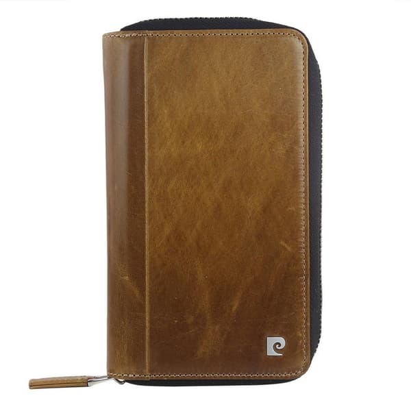 Pierre Cardin plånboksfodral av läder till iPhone 6/6S - Brun Brown