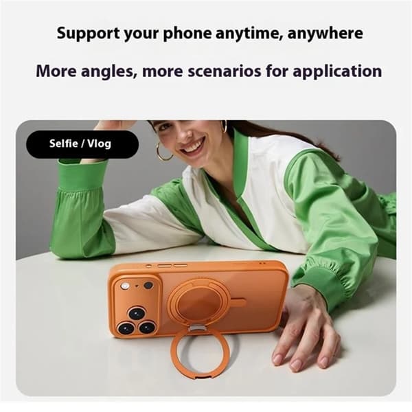 MOMAX Mobilskal till iPhone 17 Pro Max Magsafe MRAP25 Vinröd