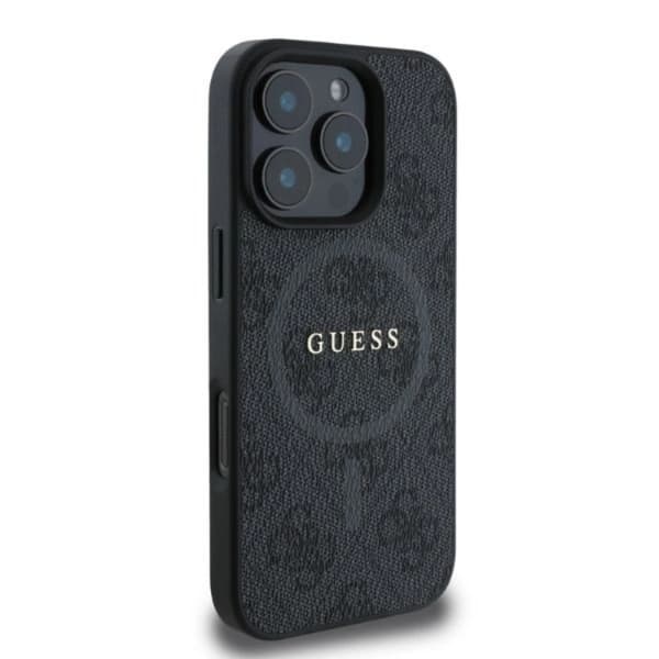 Guess Mobilskal till iPhone 16 Pro Max Magsafe 4G Ring Classic Logo Black