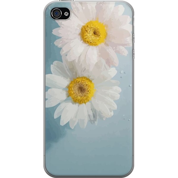 Mobilcover til Apple iPhone 4 med Sommerblomster