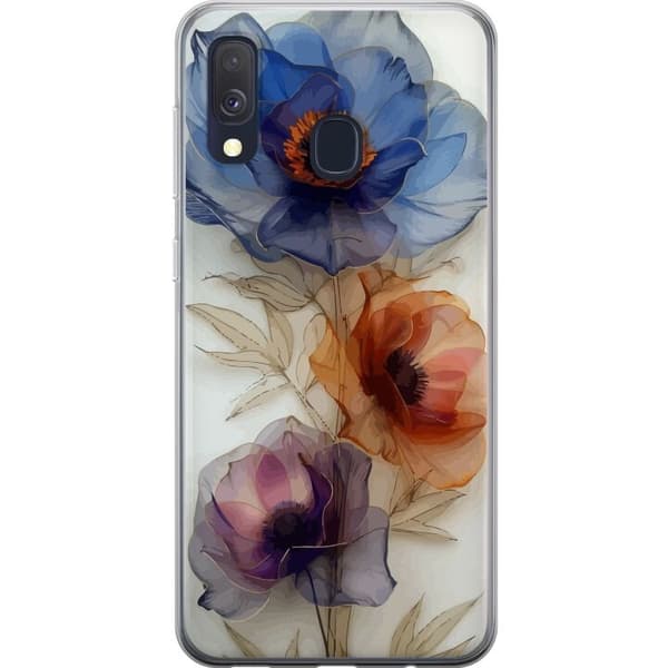 Mobilskal till Samsung Galaxy A40 med Silkesblommor