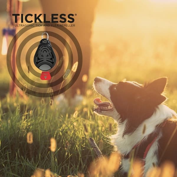 TICKLESS Fästingskydd Pet Svart