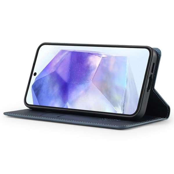 LC.IMEEKE L1 Series Samsung Galaxy A54 5G Plånboksfodral Konstläder - Blå