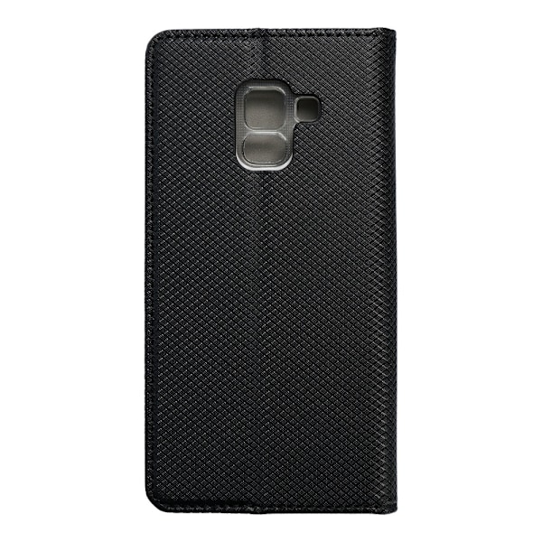 Smart Plånboksfodral till Samsung Galaxy A5 2018 / A8 2018 Svart