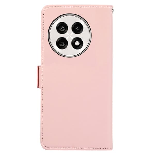 ABEEL OnePlus 13R 5G Plånboksfodral Konstläder med RFID-Skydd - Rosa