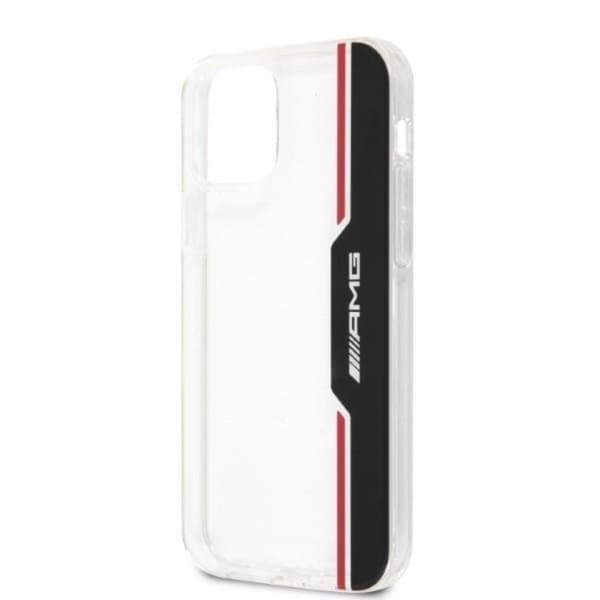 AMG iPhone 12/12 Pro Mobilskal Electroplate Vertical - Transparent Transparent