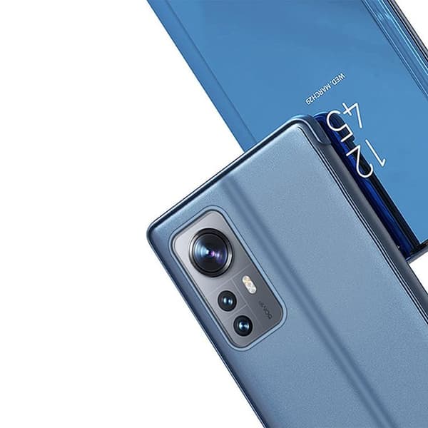 Xiaomi 12 Lite Cover Clear View Flip - Sort Svart