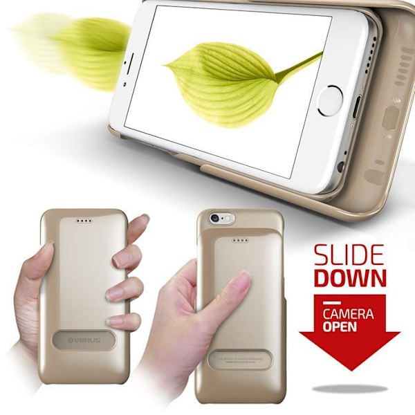 Verus Slim Slide Skal till Apple iPhone 6 / 6S  - Gold