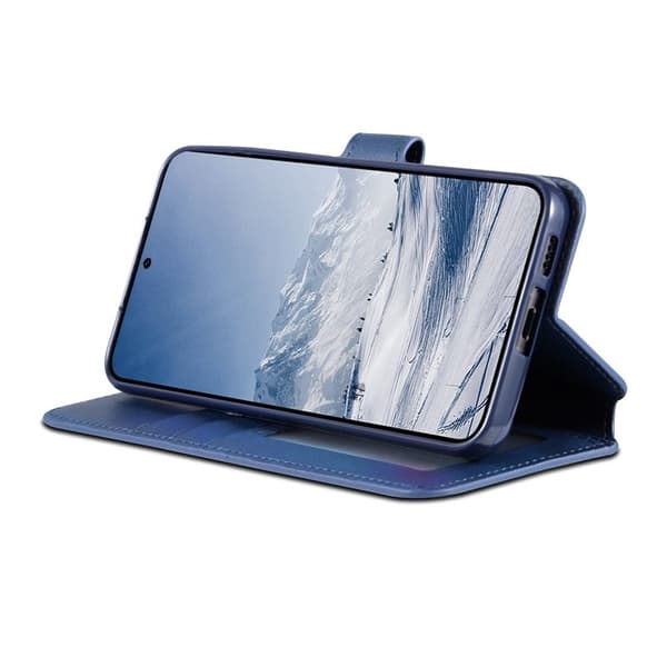 AZNS Mobilskal till Samsung Galaxy S23+ KonstLäder - Blå