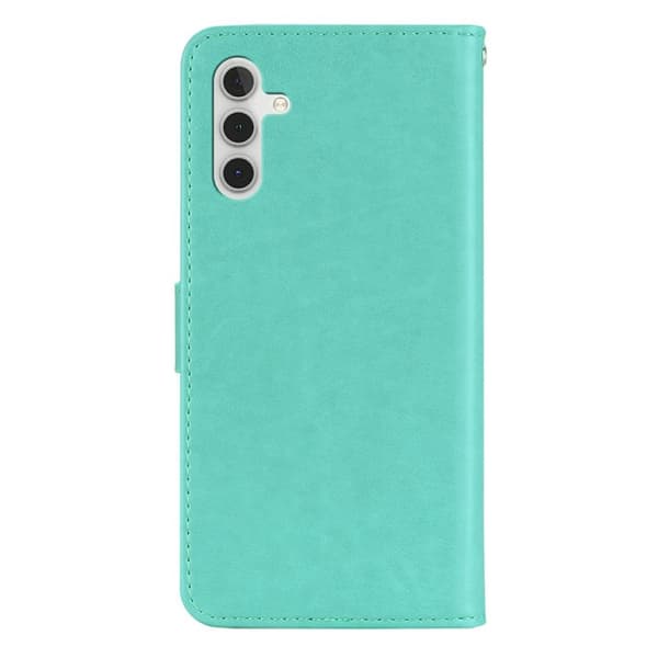 Plånboksfodral för Samsung Galaxy S26 Plus Konstläder med rem - Cyan
