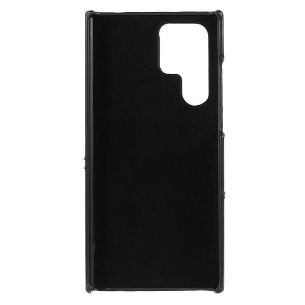 Kortholder Læder Cover Galaxy S22 Plus - Sort Black