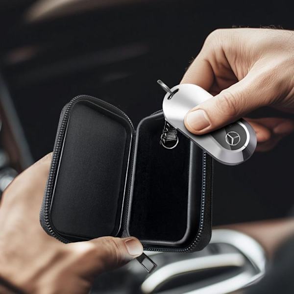 Tech-Protect KLR300 RFID-beskyttelse/Faraday nøglefri bilnøgleetui - sort Svart