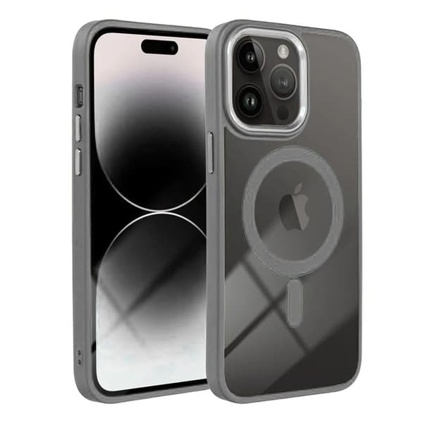 Telefontaske til iPhone 16 Pro Max Magsafe Color Edge - Titanium Grå Grå