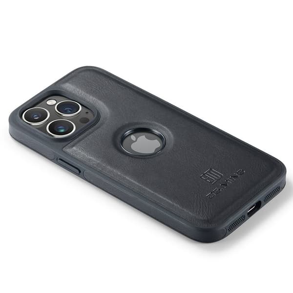 DG.MING Mobilskal till iPhone 12 / 12 Pro Logo View Svart