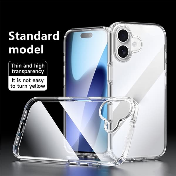 SULADA Mobilskal till iPhone 17 Crystal TPU+PC - Clear Transparent