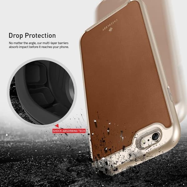 Caseology Envoy Cover til Apple iPhone 6(S) Plus - Brun Brown