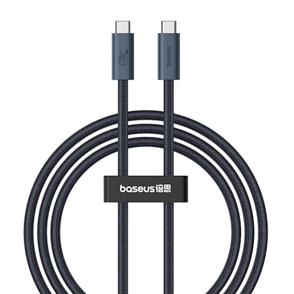 Baseus USB-C till USB-C kabel Snabb 240W 1m - Svart Svart