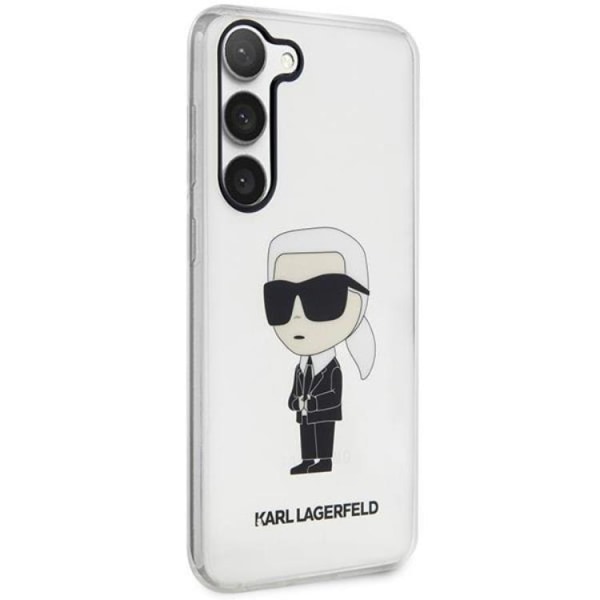 Karl Lagerfeld Galaxy S23 Mobilcover Iconic Karl - Gennemsigtig
