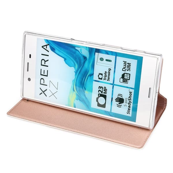 Dux Ducis plånboksfodral till Sony Xperia 10 Plus - Roséguld Roséguld