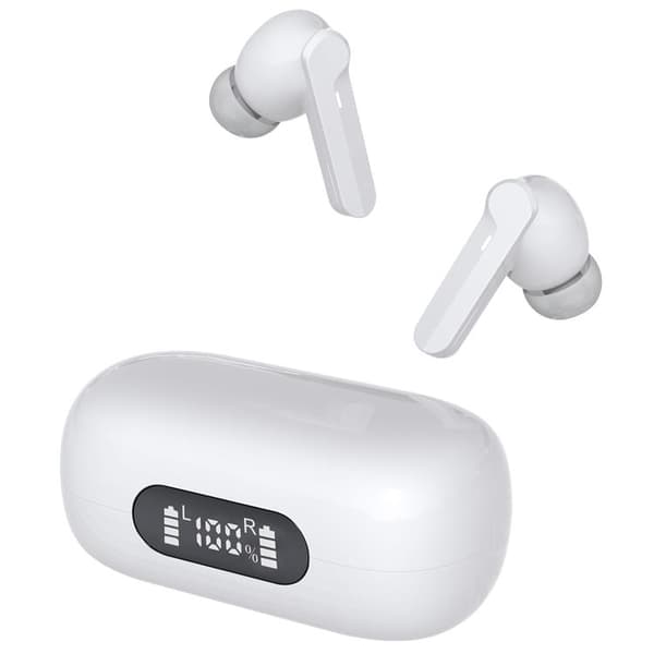 Denver Truly Trådløse Bluetooth-øretelefoner - Hvid Vit